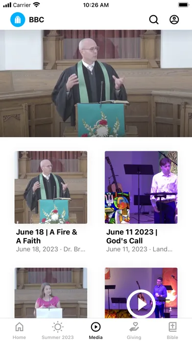 Benson Baptist Church Screenshots