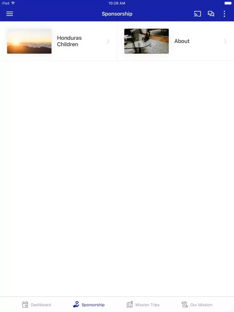 Ảnh chụp màn hình của Living Hope Global Ministries iPad 