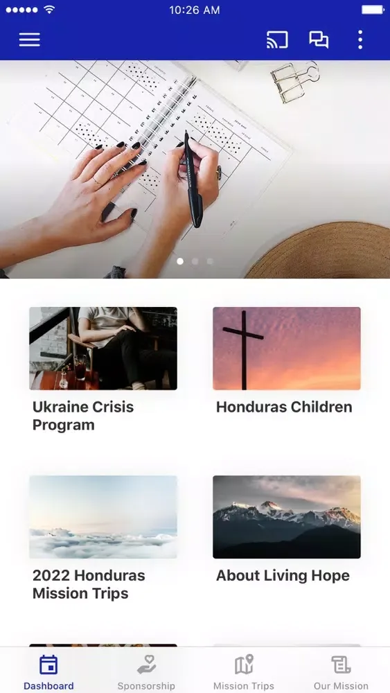 Ảnh chụp màn hình của Living Hope Global Ministries