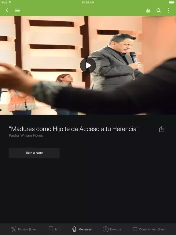 Скриншоты Ministerio Evangel iPad 