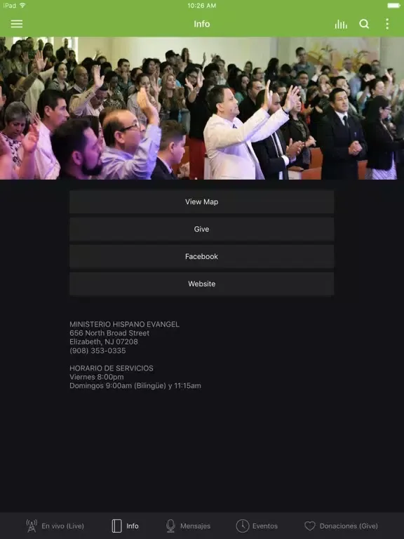 Скриншоты Ministerio Evangel iPad 
