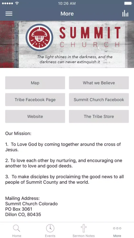 Capturas de pantalla de Summit Church Colorado - CO
