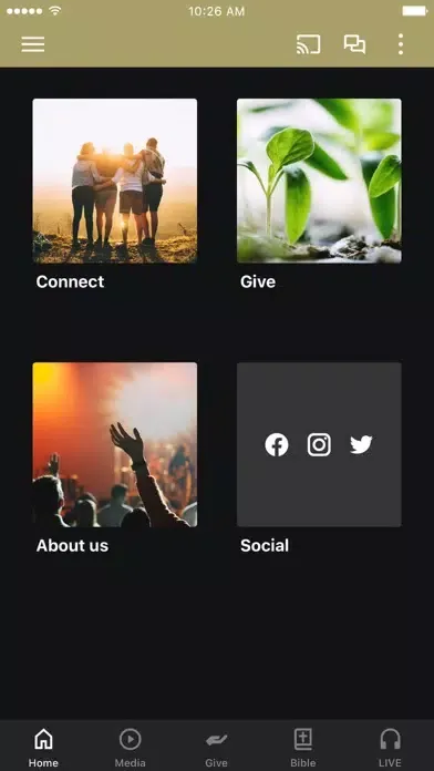 Скриншоты New Dimensions Church App