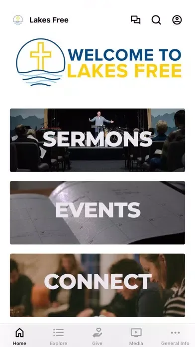Capturas de tela do Lakes Free Church