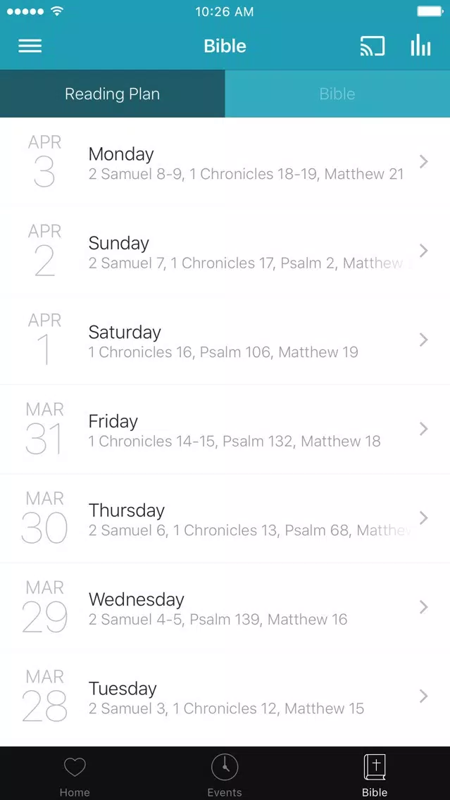 Living Church App Screenshots