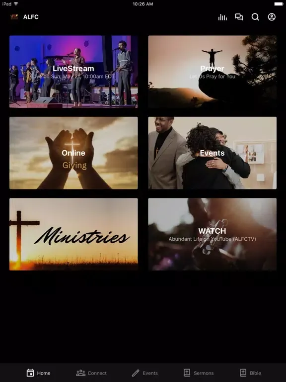 Abundant Life Fellowship Churc iPad  Ekran Görüntüleri