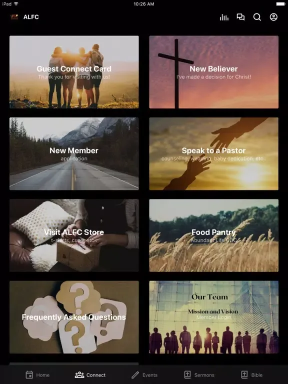 Abundant Life Fellowship Churc iPad  Ekran Görüntüleri