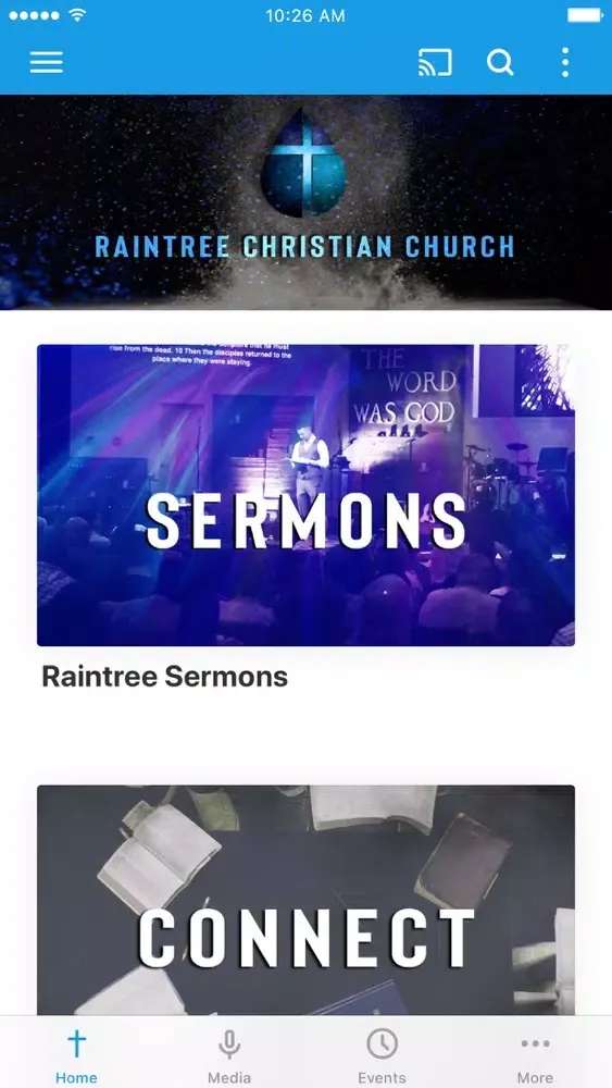 Tangkapan skrin Raintree Church