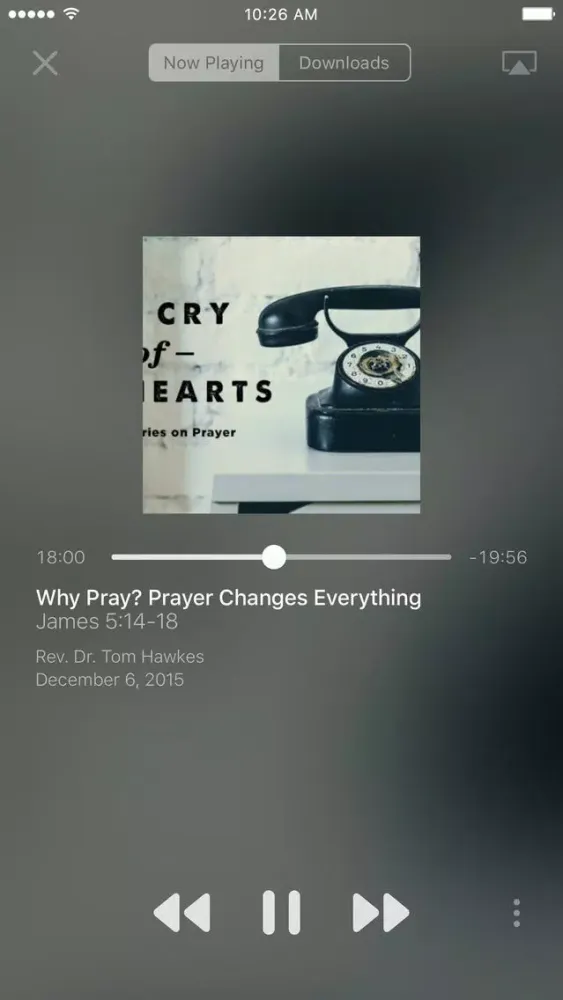 Tangkapan layar Uptown Church, PCA