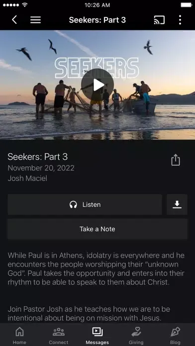 Captures d'écran de Grace Church Louisville App