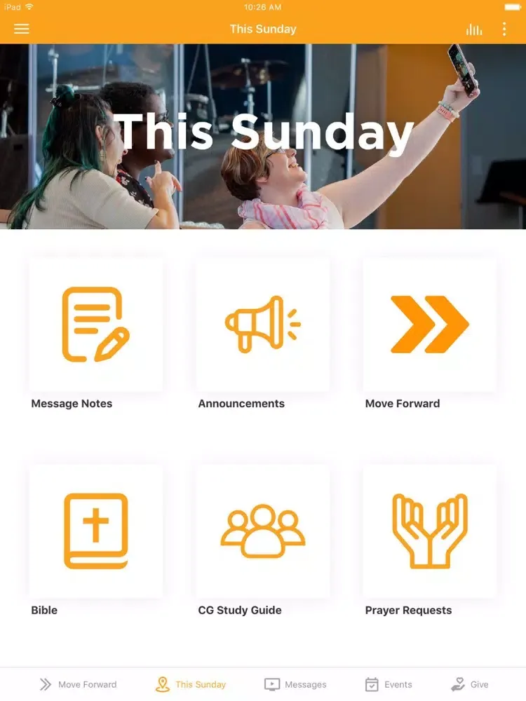 Christ Fellowship Tampa Church iPad 应用截图