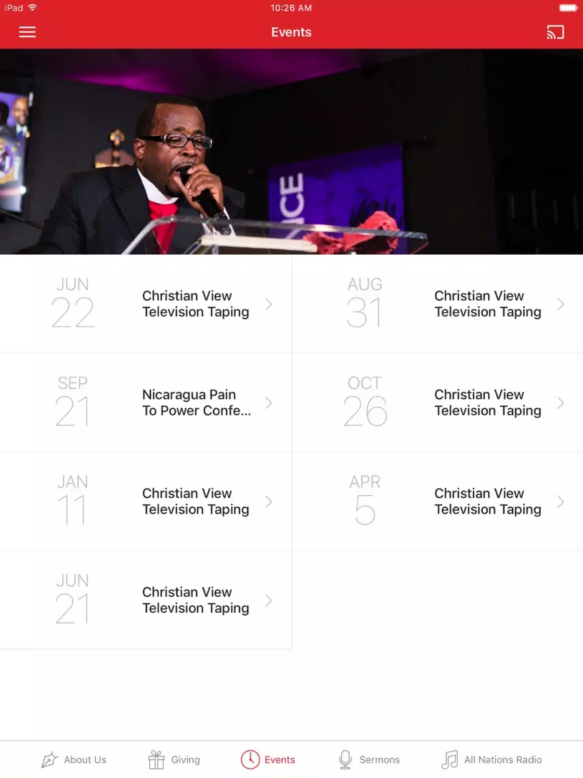 McGill Ministries Worldwide iPad  Screenshots