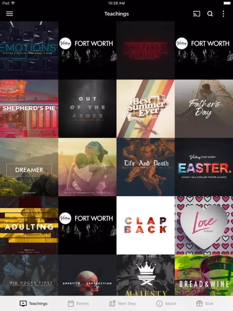 Victory Church Fort Worth iPad  스크린샷