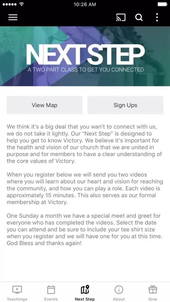Victory Church Fort Worth 스크린샷