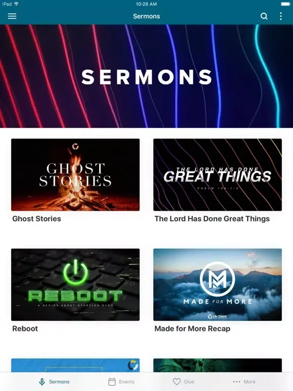Life Church Huntsville iPad  Ekran Görüntüleri