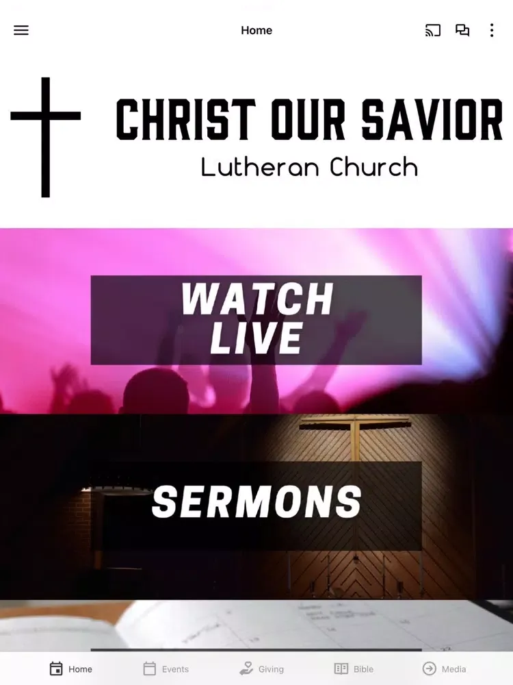 Christ Our Savior Roscoe iPad  スクリーンショット
