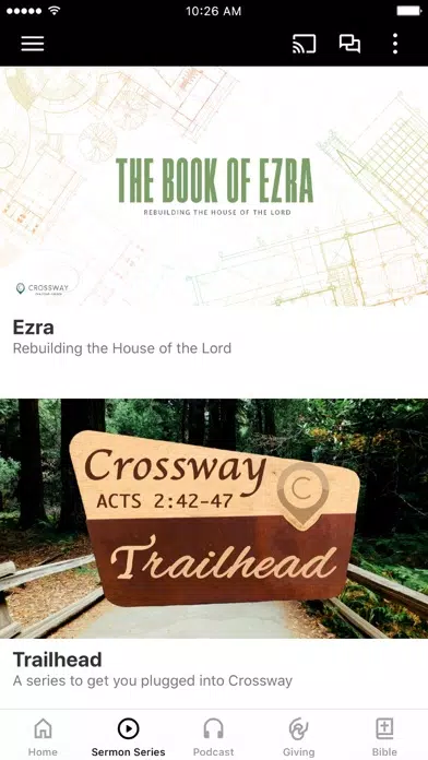 Tangkapan layar Crossway Christian Church
