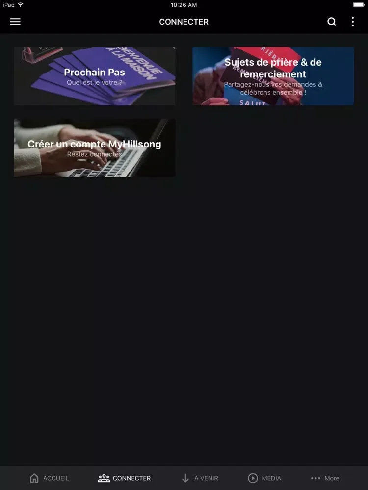 Скриншоты Hillsong FR iPad 