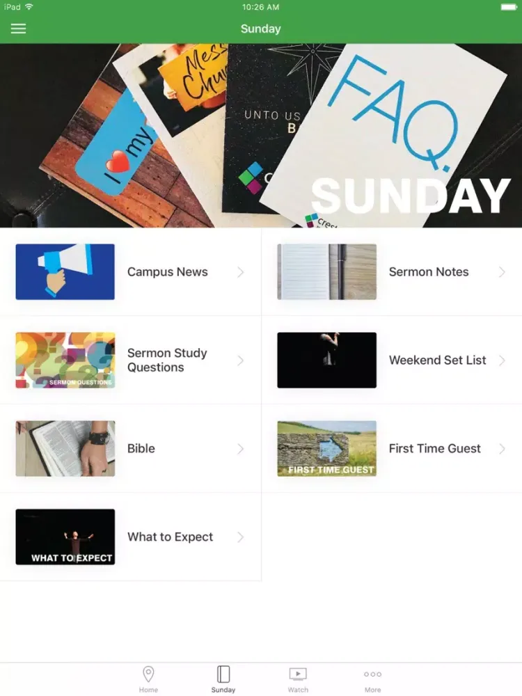 Crestview Church Midland iPad  スクリーンショット
