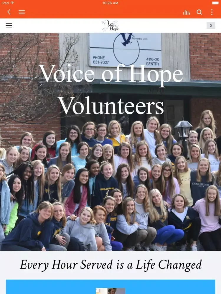 Zrzuty ekranu Voice of Hope Ministries iPad 