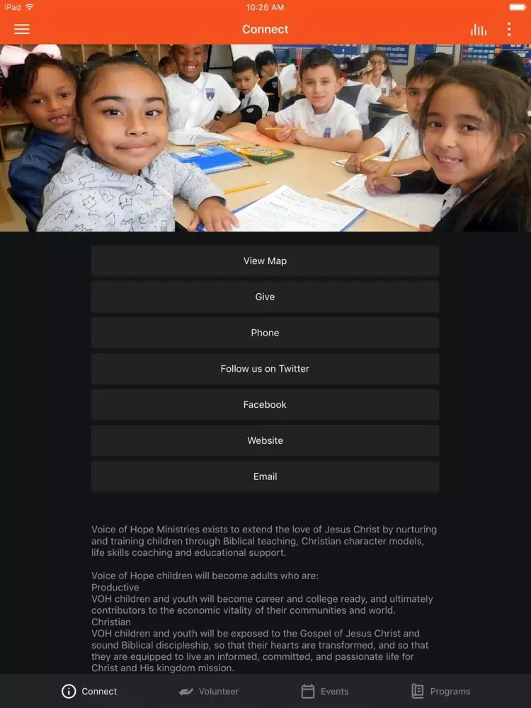 Zrzuty ekranu Voice of Hope Ministries iPad 