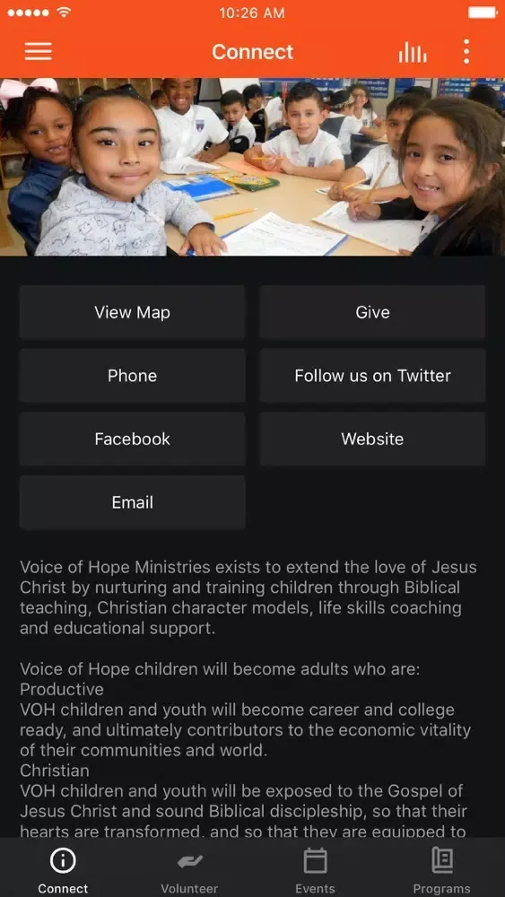 Zrzuty ekranu Voice of Hope Ministries