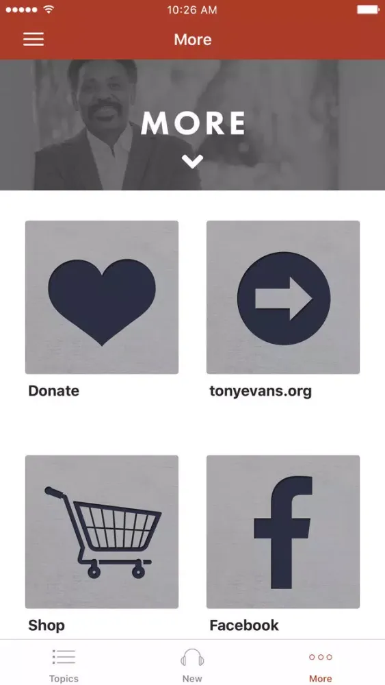 Tangkapan layar Tony Evans Motivation Moments