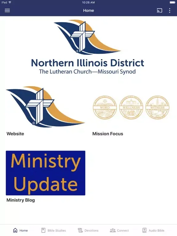 LCMS Northern Illinois Dist iPad  Screenshots