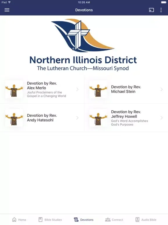 LCMS Northern Illinois Dist iPad  Screenshots