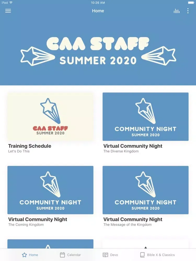 Camp All-American Staff iPad  سکرین شاٹس
