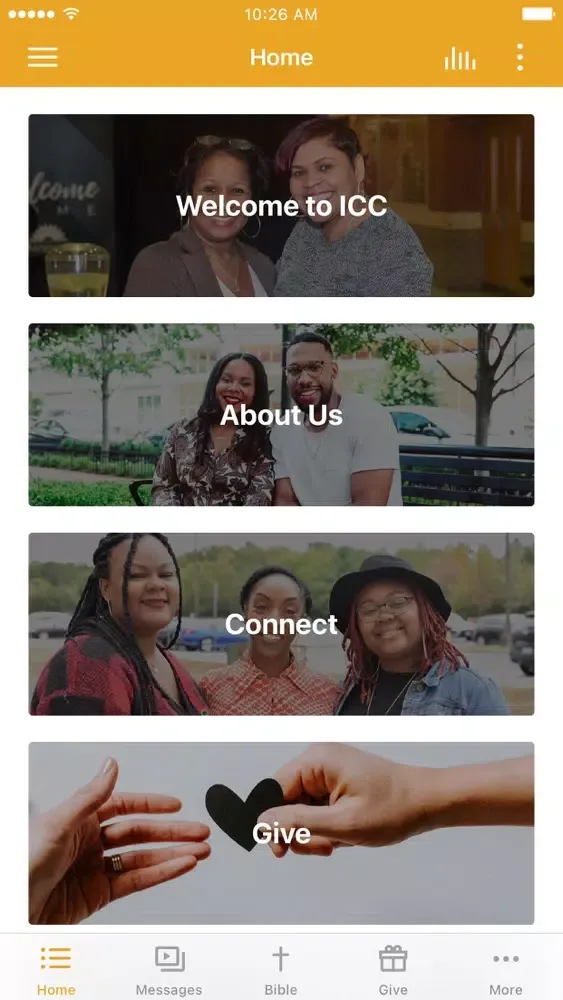 ภาพหน้าจอของ iNgage Community Church