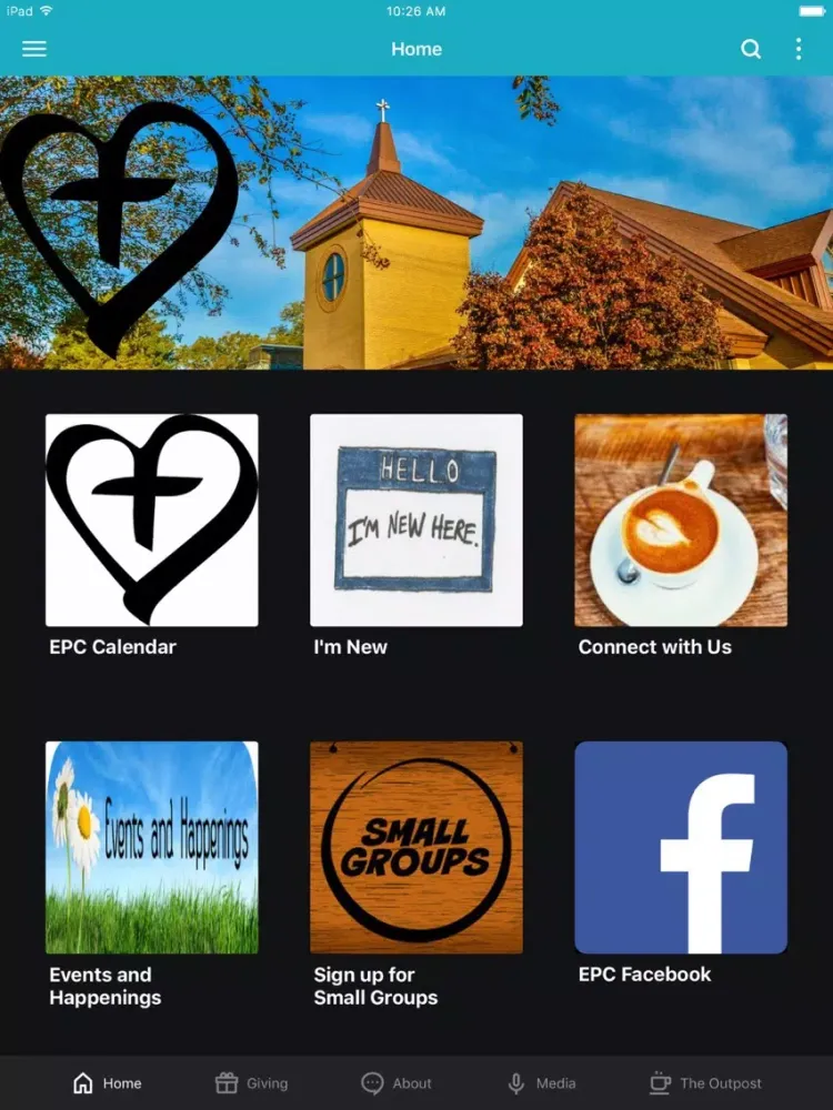 Capturas de pantalla de Englewood Presbyterian Church iPad 