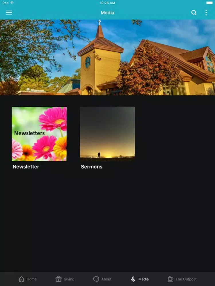 Capturas de pantalla de Englewood Presbyterian Church iPad 