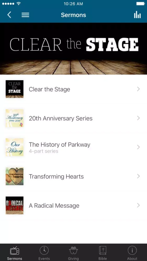 Screenshot di Parkway UMC