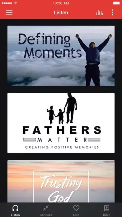 Faith Outreach Screenshots