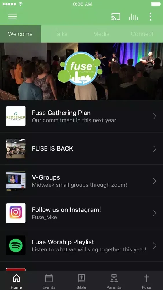 Скриншоты Fuse Student Ministries