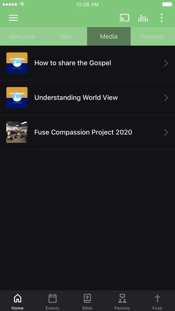 Скриншоты Fuse Student Ministries