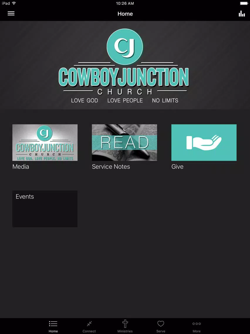 Cowboy Junction Church App iPad  Ekran Görüntüleri