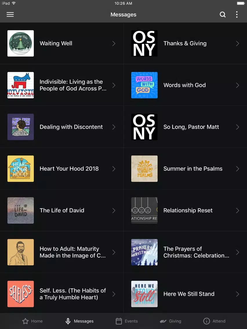 Our Saviour New York iPad  Screenshots