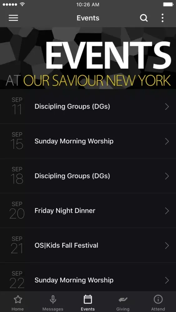 Our Saviour New York 스크린샷