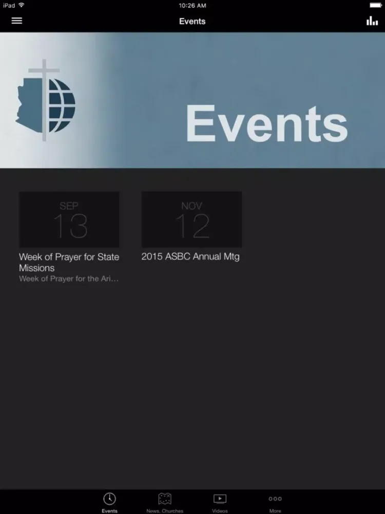 Screenshot di Arizona Southern Baptists iPad 