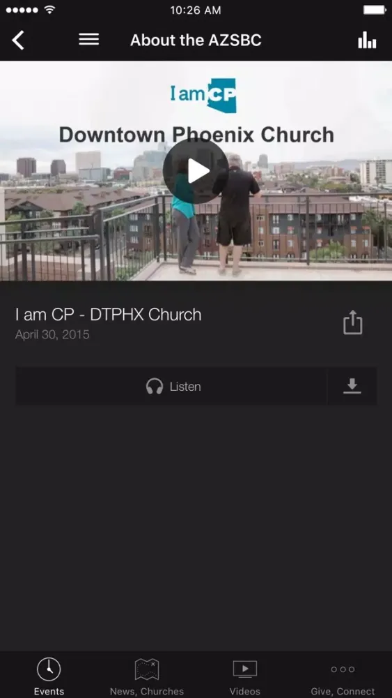Screenshot di Arizona Southern Baptists