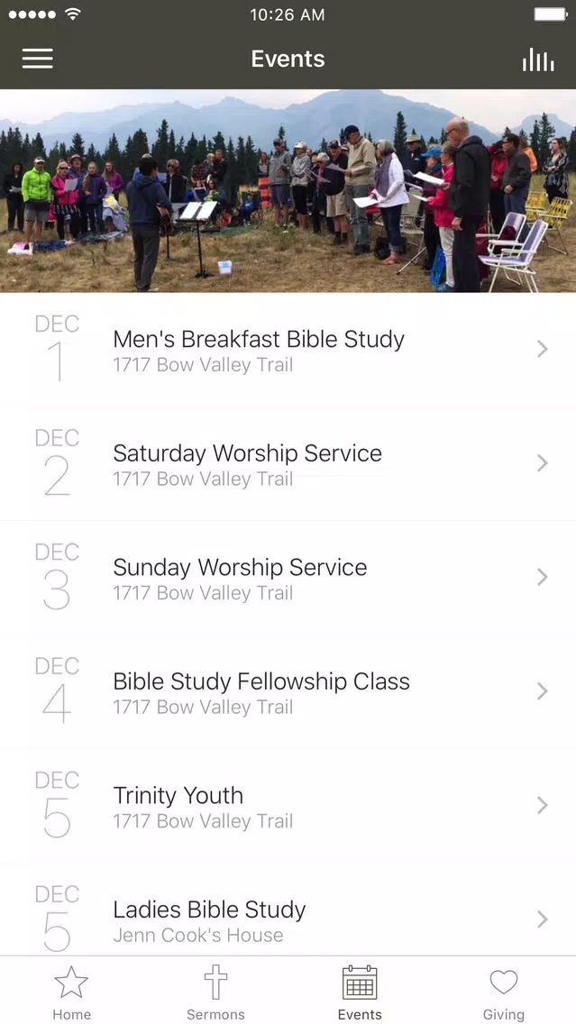 Trinity Bible Church | Canmore স্ক্রিনশট