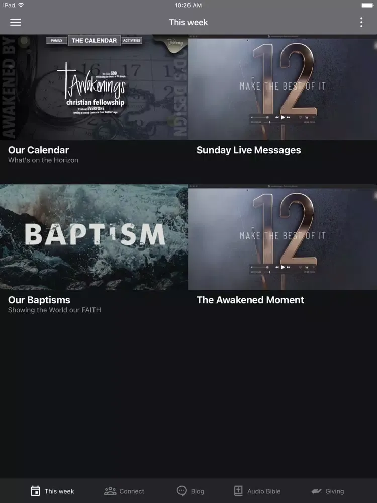 Awakenings Christian iPad  Ekran Görüntüleri