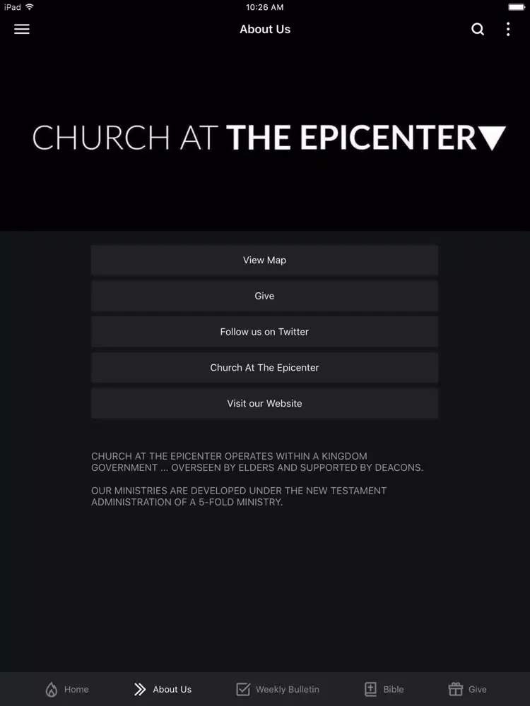 صور Church at The Epicenter iPad 