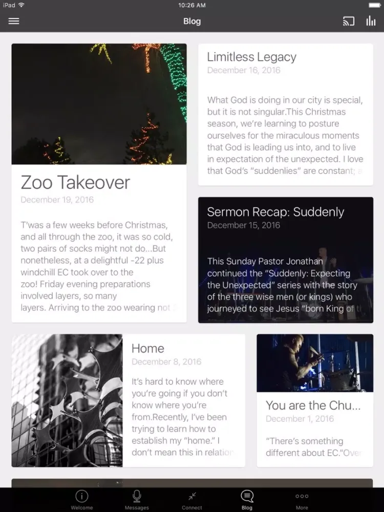 EC Calgary iPad  Screenshots