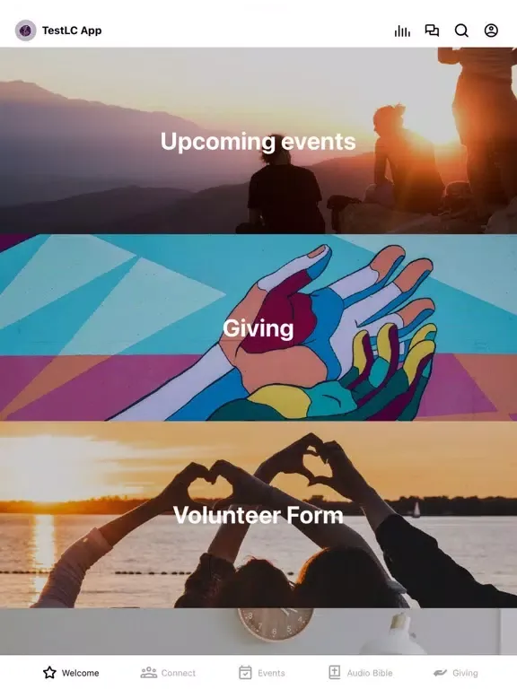Capturas de pantalla de Testimony Life Church App iPad 