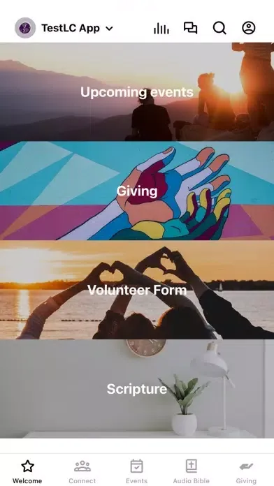 Capturas de pantalla de Testimony Life Church App