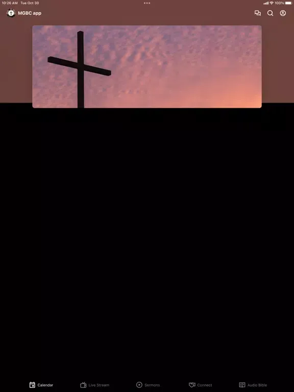 ภาพหน้าจอของ Maple Grove Baptist Church iPad 