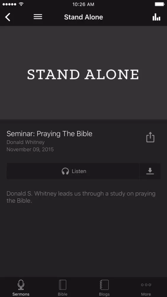 Zrzuty ekranu Redeemer Church App
